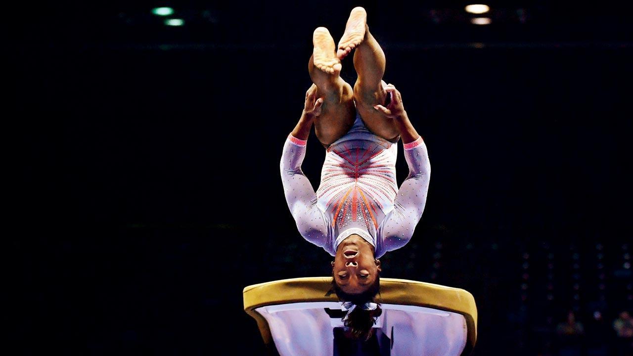Simone Biles An Extraordinary Gymnast – Conquered New Heights with her Groundbreaking Yurchenko Double Pike Vault